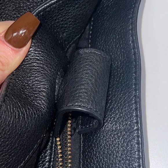 *Tory Burch- Black Tory Burch Large Harper Tote - Picture 8 of 12